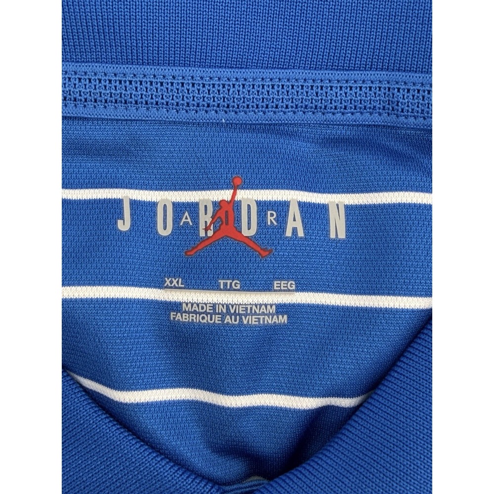 Jordan Air Mens Striped UCLA Polo blue XXL - Picture 3 of 5